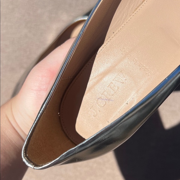 J.Crew Elegant Silver Women's Pumps size 9 - Picture 7 of 8